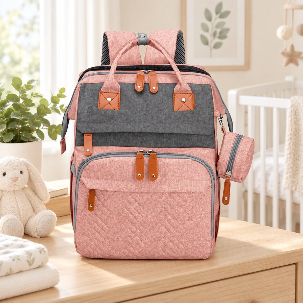 4-in-1 Diaper Bag Backpack
